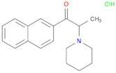 1-Propanone, 1-(2-naphthalenyl)-2-(1-piperidinyl)-, hydrochloride