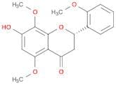 4H-1-Benzopyran-4-one, 2,3-dihydro-7-hydroxy-5,8-dimethoxy-2-(2-methoxyphenyl)-, (2S)-