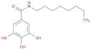 Benzamide, 3,4,5-trihydroxy-N-octyl-
