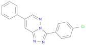 1,2,4-Triazolo[4,3-b]pyridazine,3-(4-chlorophenyl)-7-phenyl-