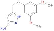 1H-Pyrazol-3-amine, 5-[2-(3,5-dimethoxyphenyl)ethyl]-