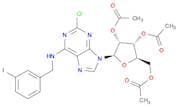 Adenosine, 2-chloro-N-[(3-iodophenyl)methyl]-, 2',3',5'-triacetate