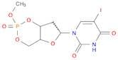 Uridine, 2'-deoxy-5-iodo-, cyclic 3',5'-(methyl phosphate) (9CI)