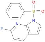 6-Fluoro-1-(phenylsulfonyl)-1H-pyrrolo[2,3-b]pyridine