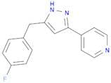 4-(5-(4-Fluorobenzyl)-1H-pyrazol-3-yl)pyridine