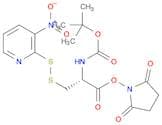 L-Alanine, N-[(1,1-dimethylethoxy)carbonyl]-3-[(3-nitro-2-pyridinyl)dithio]-, 2,5-dioxo-1-pyrrolid…