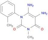 2,4(1H,3H)-Pyrimidinedione, 5,6-diamino-3-methyl-1-(2-methylphenyl)-