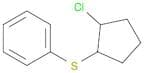 Benzene, [(2-chlorocyclopentyl)thio]-