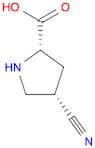 (2S,4S)-4-Cyanopyrrolidine-2-carboxylic acid