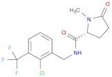 (2R)-N-{[2-chloro-3-(trifluoromethyl)phenyl]methyl}-1-methyl-5-oxopyrrolidine-2-carboxamide