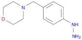 4-[(4-hydrazinylphenyl)methyl]morpholine
