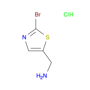5-Thiazolemethanamine, 2-bromo-, hydrochloride (1:1)