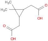 rel-(1R,3S)-2,2-Dimethyl-3-(2-oxopropyl)cyclopropaneacetic acid