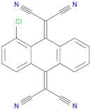 Propanedinitrile, 2,2'-(1-chloro-9,10-anthracenediylidene)bis- (9CI)