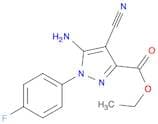 Ethyl 5-amino-4-cyano-1-(4-fluorophenyl)pyrazole-3-carboxylate