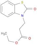 3(2H)-Benzothiazolepropanoic acid, 2-oxo-, ethyl ester