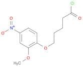 Pentanoyl chloride, 5-(2-methoxy-4-nitrophenoxy)-