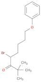 3-Octanone, 4-bromo-2,2-dimethyl-8-phenoxy-