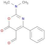 6H-1,3-Oxazine-5-carboxaldehyde, 2-(dimethylamino)-6-oxo-4-phenyl-