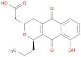 1H-Naphtho[2,3-c]pyran-3-aceticacid, 3,4,5,10-tetrahydro-9-hydroxy-5,10-dioxo-1-propyl-, (1R,3S)-