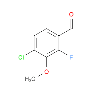 Benzaldehyde, 4-chloro-2-fluoro-3-methoxy-