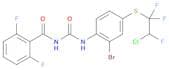 Benzamide, N-[[[2-bromo-4-[(2-chloro-1,1,2-trifluoroethyl)thio]phenyl]amino]carbonyl]-2,6-difluoro-