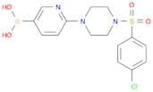 (6-(4-((4-Chlorophenyl)sulfonyl)piperazin-1-yl)pyridin-3-yl)boronic acid