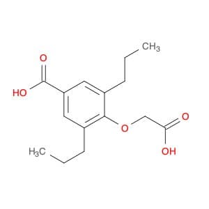 Benzoic acid, 4-(carboxymethoxy)-3,5-dipropyl-