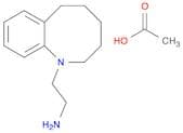 1-Benzazocine-1(2H)-ethanamine, 3,4,5,6-tetrahydro-, acetate (1:1)