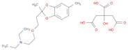Ethanamine, 2-[2-(2,5-dimethyl-1,3-benzodioxol-2-yl)ethoxy]-N,N-diethyl-, 2-hydroxy-1,2,3-propanet…