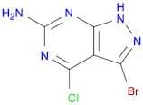 3-bromo-4-chloro-1H-pyrazolo[3,4-d]pyrimidin-6-amine