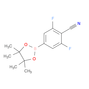 2,6-difluoro-4-(tetramethyl-1,3,2-dioxaborolan-2-yl)benzonitrile