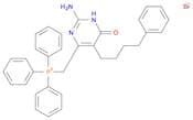 Phosphonium, [[2-amino-1,6-dihydro-6-oxo-5-(4-phenylbutyl)-4-pyrimidinyl]methyl]triphenyl-, bromid…