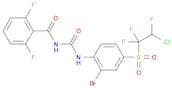Benzamide, N-[[[2-bromo-4-[(2-chloro-1,1,2-trifluoroethyl)sulfonyl]phenyl]amino]carbonyl]-2,6-difl…