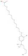 3,6,9,12-Tetraoxatetradecanoic acid, 14-[bromo-4-(1,1-dimethylhexyl)phenoxy]- (9CI)