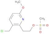 2-[3-(chloromethyl)-6-methoxypyridin-2-yl]ethyl methanesulfonate