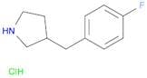 3-(4-Fluorobenzyl)pyrrolidine, HCl