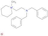 Piperidinium,1-[2-[bis(phenylmethyl)amino]ethyl]-1-methyl-, bromide (1:1)
