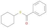 Benzenecarbothioic acid, S-cyclohexyl ester