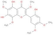 4H-1-Benzopyran-4-one, 5,7-dihydroxy-2-(2-hydroxy-4,5-dimethoxyphenyl)-3,6,8-trimethoxy-