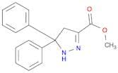 1H-Pyrazole-3-carboxylicacid, 4,5-dihydro-5,5-diphenyl-, methyl ester