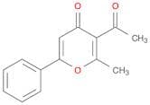 4H-Pyran-4-one, 3-acetyl-2-methyl-6-phenyl-