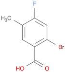 Benzoic acid, 2-bromo-4-fluoro-5-methyl-