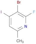 3-Bromo-2-fluoro-4-iodo-6-methylpyridine
