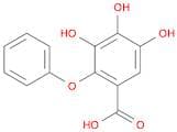 Benzoic acid, 3,4,5-trihydroxy-2-phenoxy-