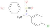 Benzenesulfonamide, 4-bromo-N-(4-chlorophenyl)-N-methyl-