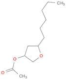 3-Furanol, 5-hexyltetrahydro-, 3-acetate