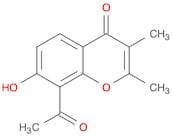 4H-1-Benzopyran-4-one, 8-acetyl-7-hydroxy-2,3-dimethyl-