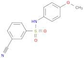 3-Cyano-N-(4-methoxyphenyl)benzenesulfonamide