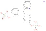 Phenol, 4,4'-(2-pyridinylmethylene)bis-, 1,1'-bis(hydrogen sulfate), sodium salt (1:2)